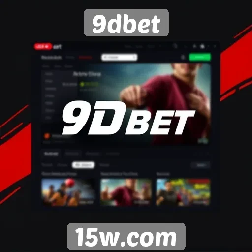 Interface do usuário do 9dbet é moderna e intuitiva