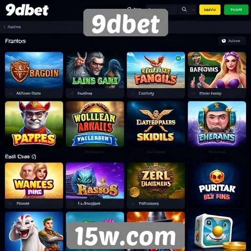 Jogos populares disponíveis na plataforma 9dbet