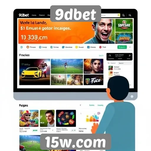 Experiência do usuário no site 9dbet