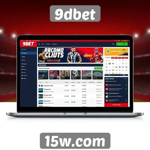 Mudanças na interface do usuário do site 9dbet