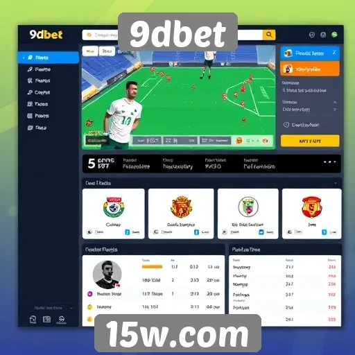 Análise da interface do usuário do 9dbet