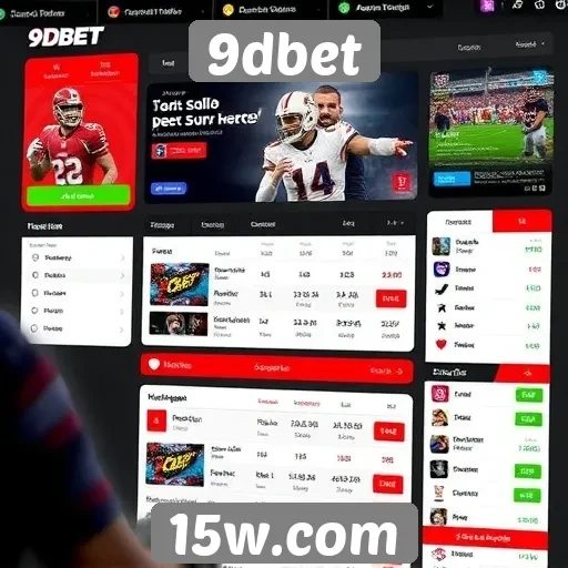 Análise da interface do usuário do site 9dbet