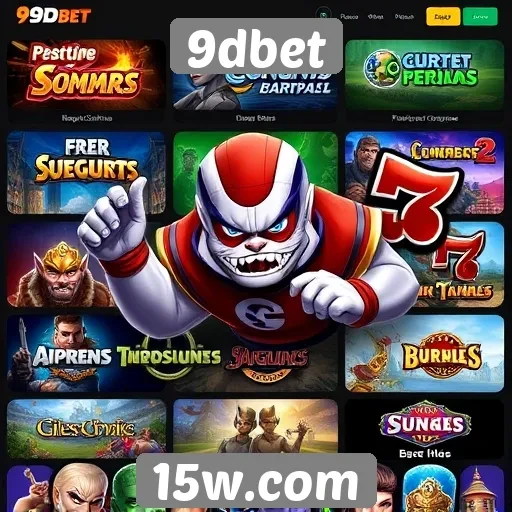 A variedade de jogos oferecida pelo 9dbet